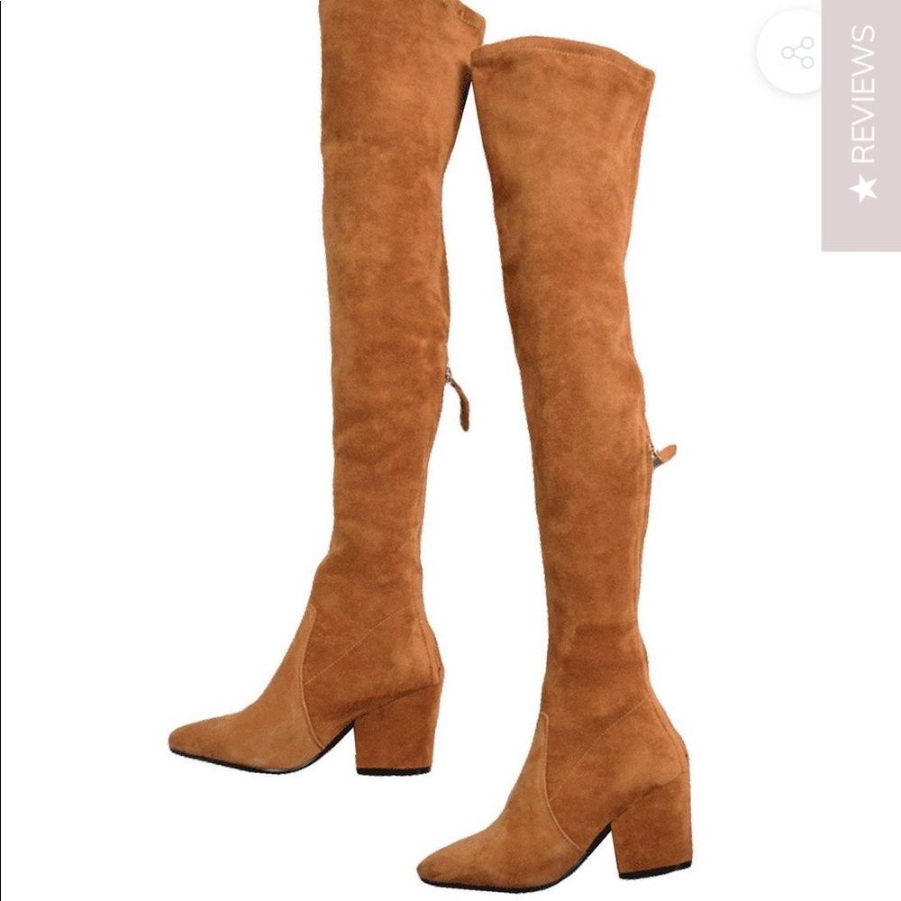 GOODNIGHT MACAROON MARLO TAN OTK SUEDE BOOTS
